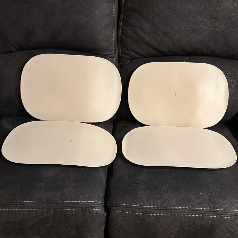 Vintage Corning Corelle SPICE OF LIFE Placemats Vinyl Foam 4pc Set NEW Taiwan